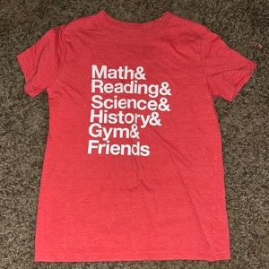 Short sleeve school t-shirt
